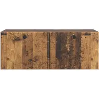 vidaXL Meuble TV mural 78,5 x 31 x 30 cm en bois recyclé