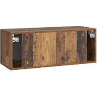 vidaXL Meuble TV mural 78,5 x 31 x 30 cm en bois recyclé