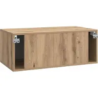 vidaXL Meuble TV mural en chêne Artisan, 78,5 x 41 x 30 cm