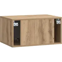 vidaXL Meuble TV mural 59,5 x 41 x 30 cm, chêne Artisan