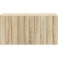 vidaXL Meuble TV mural 59,5 x 31 x 30 cm, chêne Sonoma