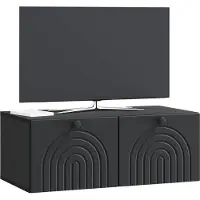 vidaXL Meuble TV mural , noir, 78,5 x 41 x 30 cm