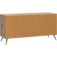 vidaXL Meuble TV 102 x 34,5 x 50 cm en aggloméré chêne Artisan
