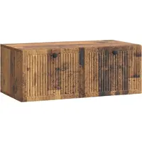 vidaXL Meuble TV mural en bois vieilli 78,5 x 41 x 30 cm