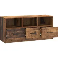 vidaXL Meuble TV en bois recyclé 102 x 34,5 x 47 cm, aggloméré