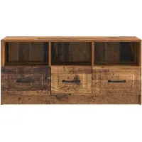 vidaXL Meuble TV en bois recyclé 102 x 34,5 x 47 cm, aggloméré
