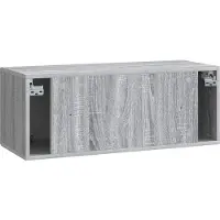 vidaXL Meuble TV mural , gris Sonoma, 78,5 x 31 x 30 cm