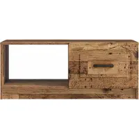 vidaXL Table basse en bois recyclé 90 x 50 x 37 cm Panneau de bois