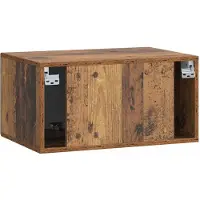 vidaXL Meuble TV mural en bois vieilli 59,5 x 41 x 30 cm