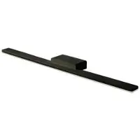 Azzardo Elégant luminaire à LED au-dessus du miroir Epsilon, Variante : 900 x 115 x 40 mm, 18 W, 4000 K, noir