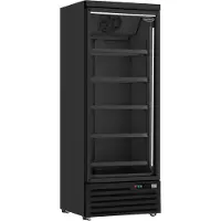 CombiSteel Congélateur avec 1 porte vitrée et 5 clayettes, 600 litres