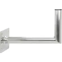 Clairefontaine Support mural SAT, Parabole : accessoires, Argent