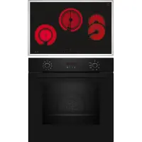 NEFF Backofen-Set, Einbau, B2CCG6AK3 + T18SDH9L0, Backofen, Elektrokochfeld, BX48PB0