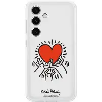 Samsung Galaxy S24 Plus Keith Haring Suit Back Cover Transparent