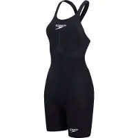 Speedo Fastskin Lzr Pure Valor 2.0 Open Back Competition Swimsuit Noir UK 24 Femme