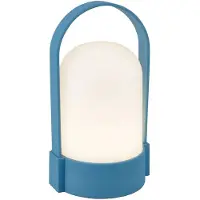 Briloner Lampe de table LED Lampe de table LED rechargeable, dimmable, sans fil, tactile, pour la terrasse, blanc chaud