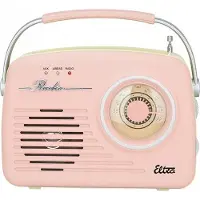 Eltra Radio LUIZA RETRO SP-11 MP3 USB SD PINK, Radio, Pink