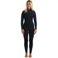 Roxy Swell 4/3 Mm Woman Long Sleeve Chest Zip Neoprene Suit Noir 2XS Femme