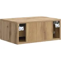 vidaXL Cabinet de chevet mural Chêne artisanal 49 x 34,5 x 20 cm
