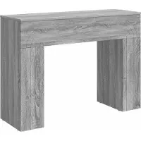 vidaXL Table basse Sonoma gris 102 x 35 x 75 cm Bois d'ingénierie
