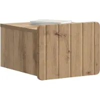 vidaXL Cabinet de chevet mural Chêne artisanal 33 x 34,5 x 24 cm