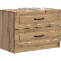 vidaXL Cabinet de chevet Chêne artisanal 62 x 34,5 x 44,5 cm