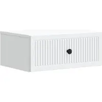 vidaXL Cabinet de chevet Blanc 49 x 34,5 x 20 cm Bois d'ingénierie