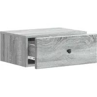 vidaXL Cabinet de chevet mural Sonoma gris 49 x 34,5 x 20 cm