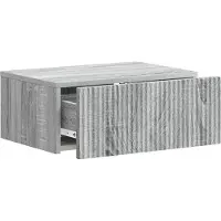 vidaXL Cabinet de chevet mural Sonoma gris 49 x 34,5 x 20 cm