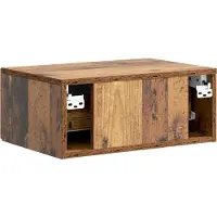 vidaXL Cabinet de chevet mural Bois ancien 49 x 34,5 x 20 cm