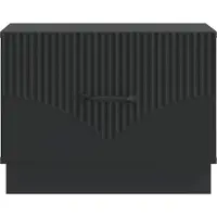 vidaXL Table basse noire, 49 x 50 x 37 cm, en panneaux de particules