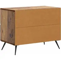 vidaXL Cabinet de chevet avec tiroir Bois ancien 62 x 34,5 x 47,5 cm