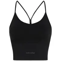 Icebreaker Merino Blend 260 Seamless Rib Strappy Sleeveless T-shirt Noir M Femme