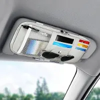 OEM Organiseur en cuir pour voiture - Sac à main pour documents, clés et téléphone.