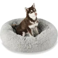 OEM Lit orthopédique pour chien, lavable, antidérapant, XXL, 120 cm, gris