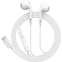 Avizar Mayaxess, écouteurs filaires USB-C avec micro pour Fairphone 4, blanc