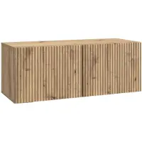 Syfax Meuble TV mural 78,5 x 31 x 30 cm Chêne artisanal