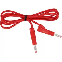 Ks Tools Rallonge de câble de mesure avec double fiche et prise supplémentaire 1.100 mm (rouge) - 150.1667