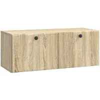 Syfax Meuble TV mural 78,5 x 31 x 30 cm Chêne Sonoma