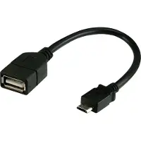 Techly USB2.0 OTG Kabel A Buchse - Micro-B, 0.2m