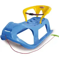 Jamara Luge Snow Star 90 cm bleue avec dossier