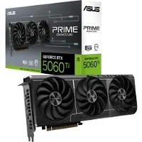 Asus Prime -RTX5060TI-8G, GeForce RTX 5060 Ti, 8 Go, GDDR7, 128 bits, 7680 x 4320 pixels