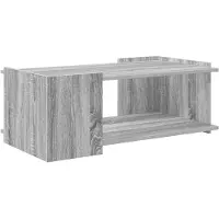 Syfax Table basse Sonoma gris 90 x 50 x 33 cm Bois d'ingénierie