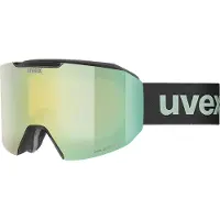 Uvex Evidnt Attract S Woman Ski Goggles Noir Mirror Opal Contrastview Yellow Clear/CAT2+Yellow Clear/CAT1 Femme