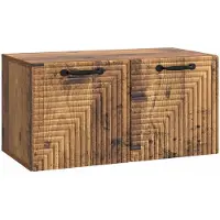 Syfax Meuble TV mural Bois ancien 59,5 x 31 x 30 cm Bois d'ingénierie