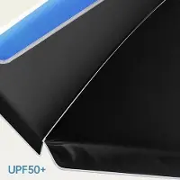 OEM Parasol sans mât de 150 cm, bleu, avec protection UPF 50+