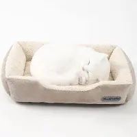 OEM Lit orthopédique pour chien, beige, taille S