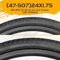 OEM Jeu de pneus VTT 24x175 pouces pour VTT et vélo électrique