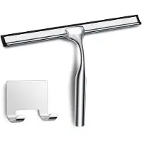 OEM Robinet de douche en acier inoxydable de 25 cm, couleur argent, facile à nettoyer