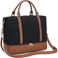 OEM Sac Weekender pour femme - Canvas Sporttas - Noir - Large